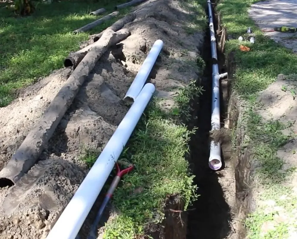 Main lateral sewer line replacement and sewer line repair in Allen TX